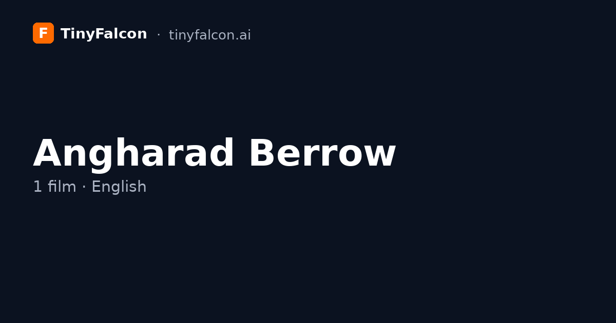Angharad Berrow