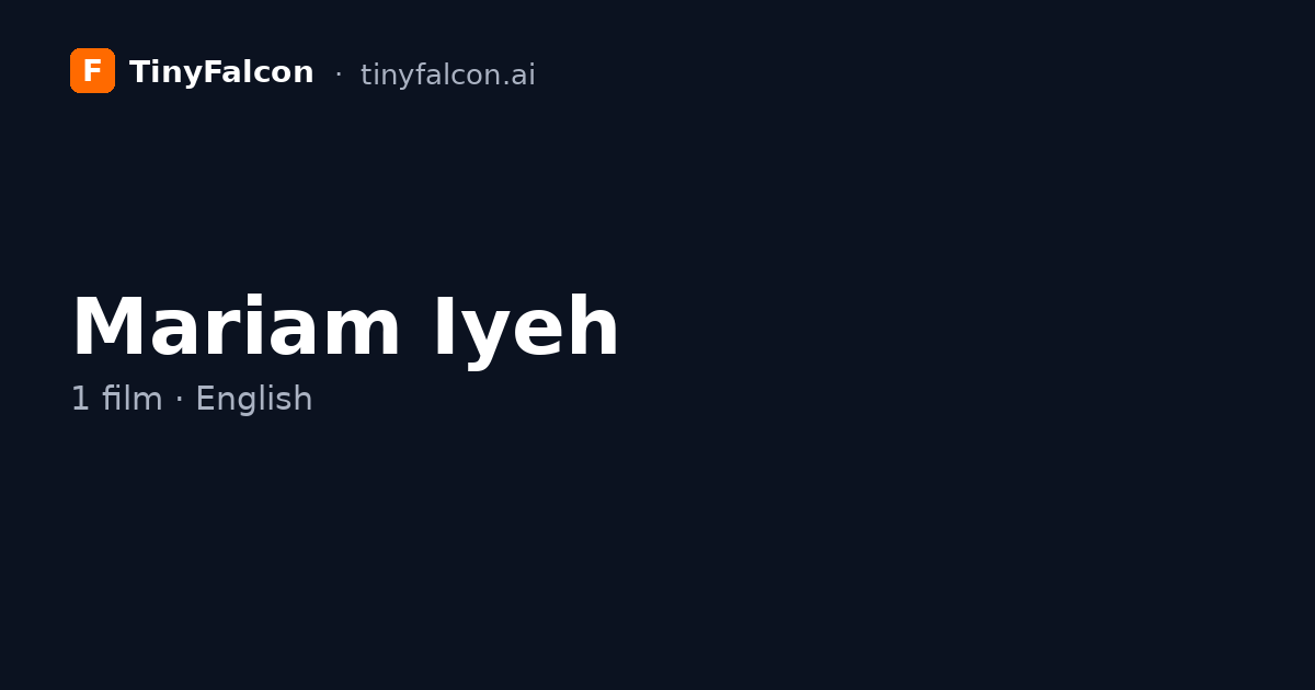 Mariam Iyeh