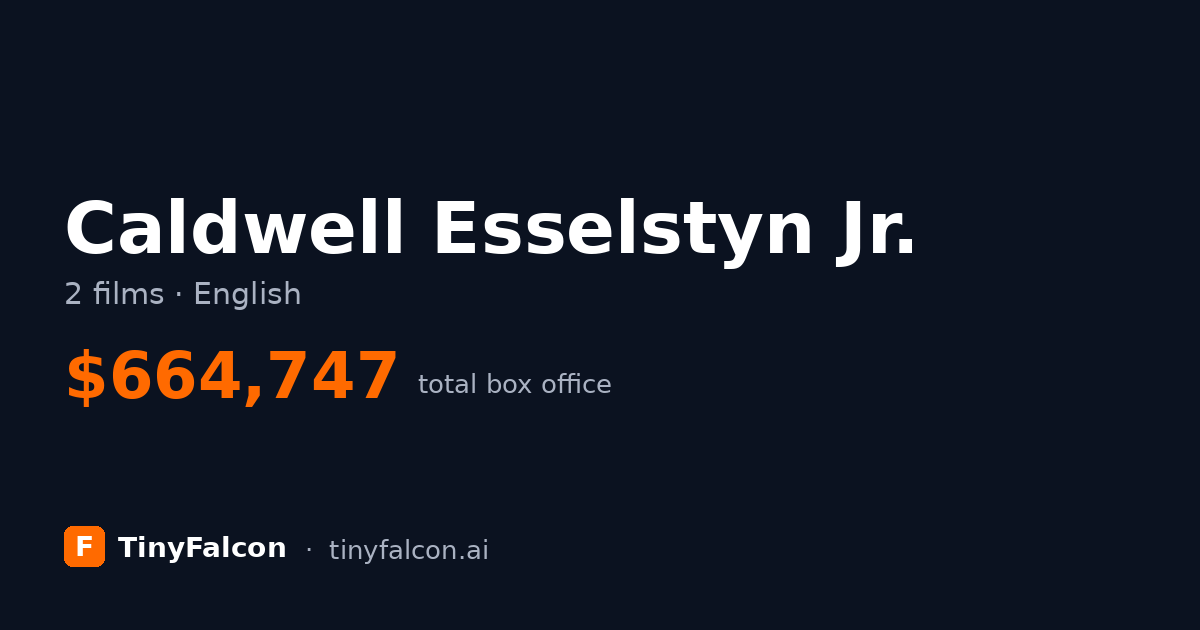 Caldwell Esselstyn Jr.