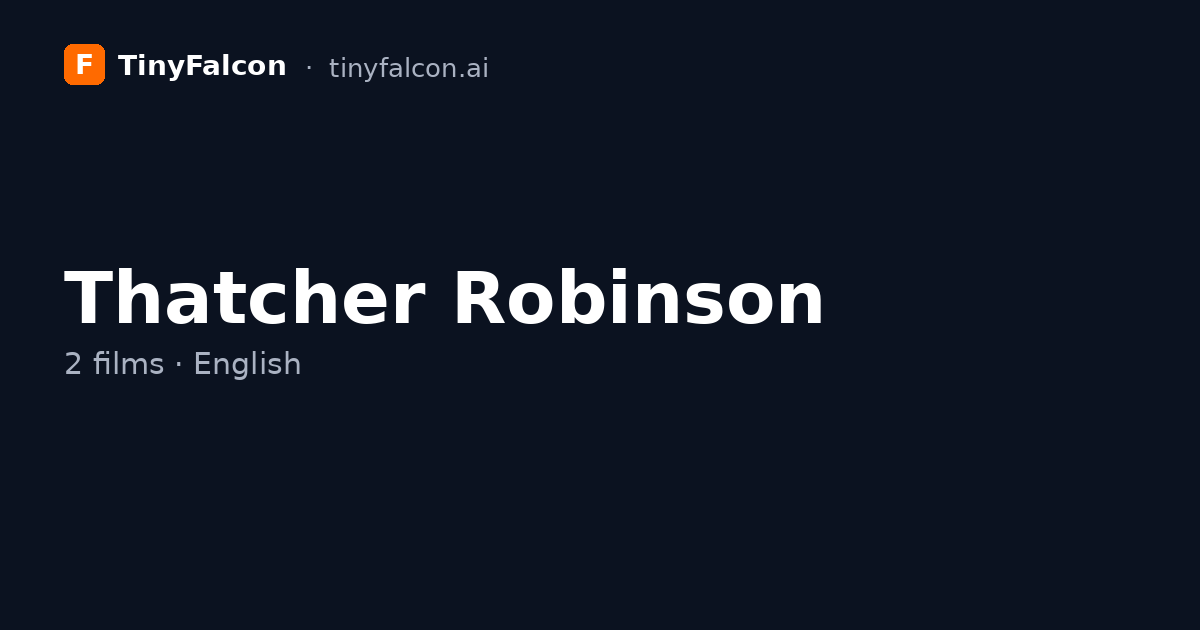 Thatcher Robinson