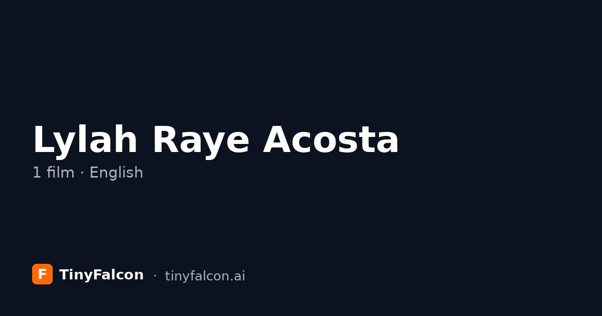 Lylah Raye Acosta