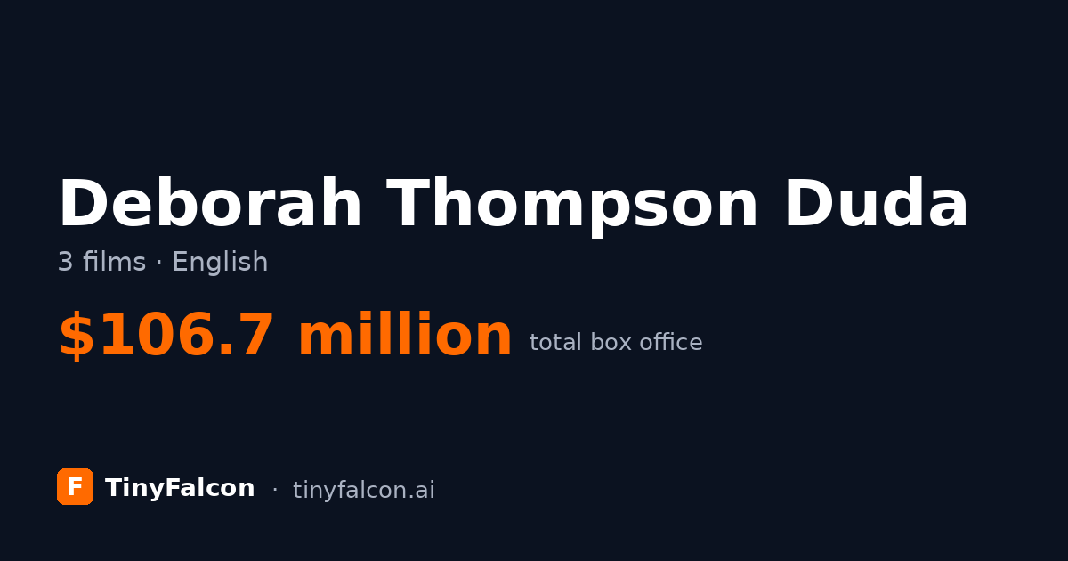 Deborah Thompson Duda