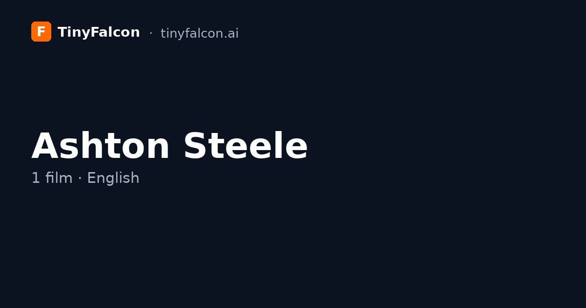 Ashton Steele