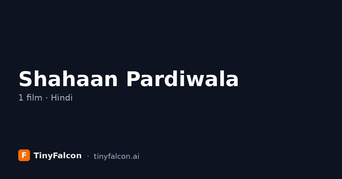 Shahaan Pardiwala
