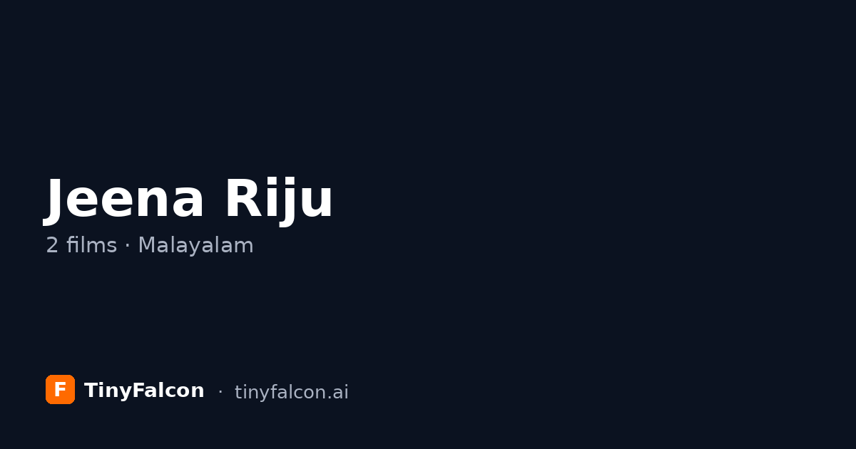 Jeena Riju
