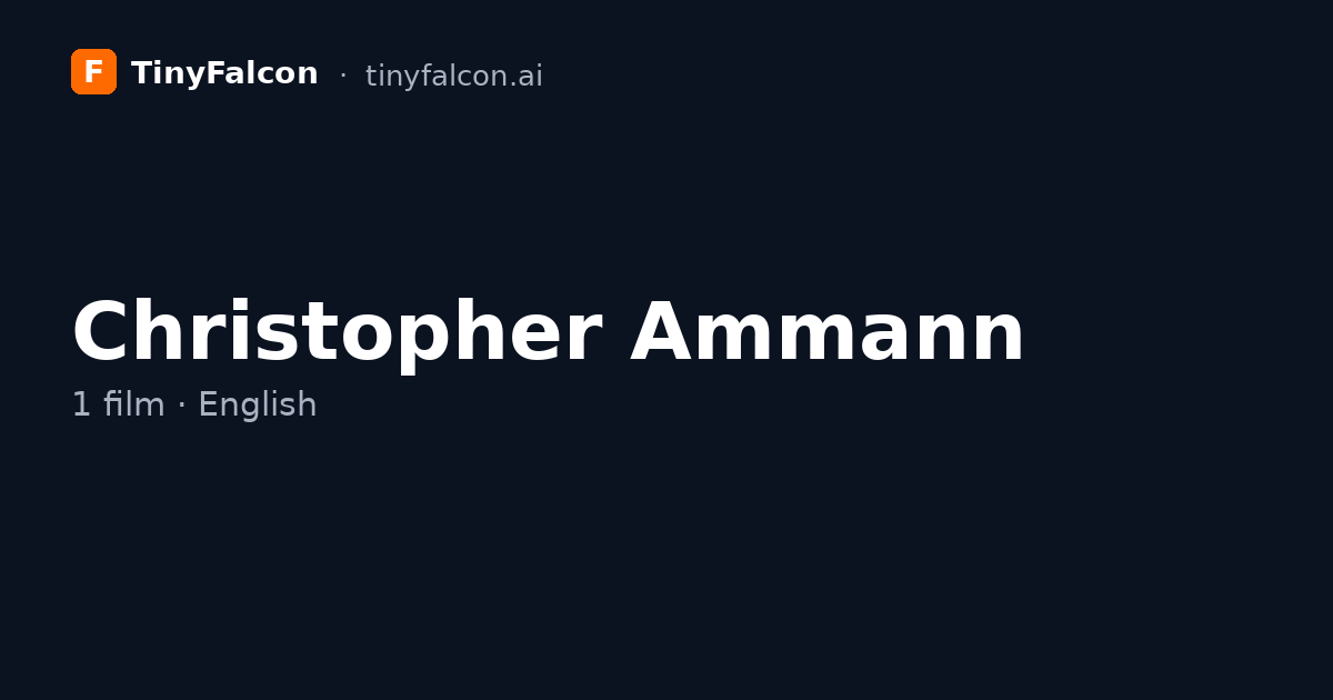 Christopher Ammann