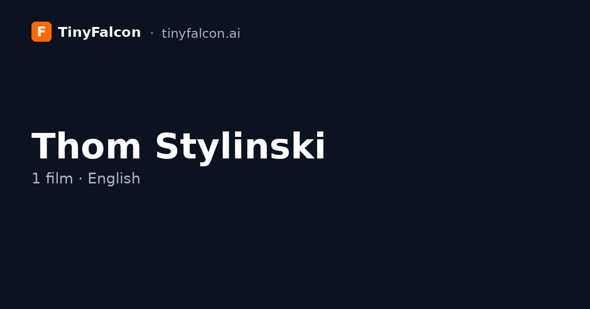 Thom Stylinski