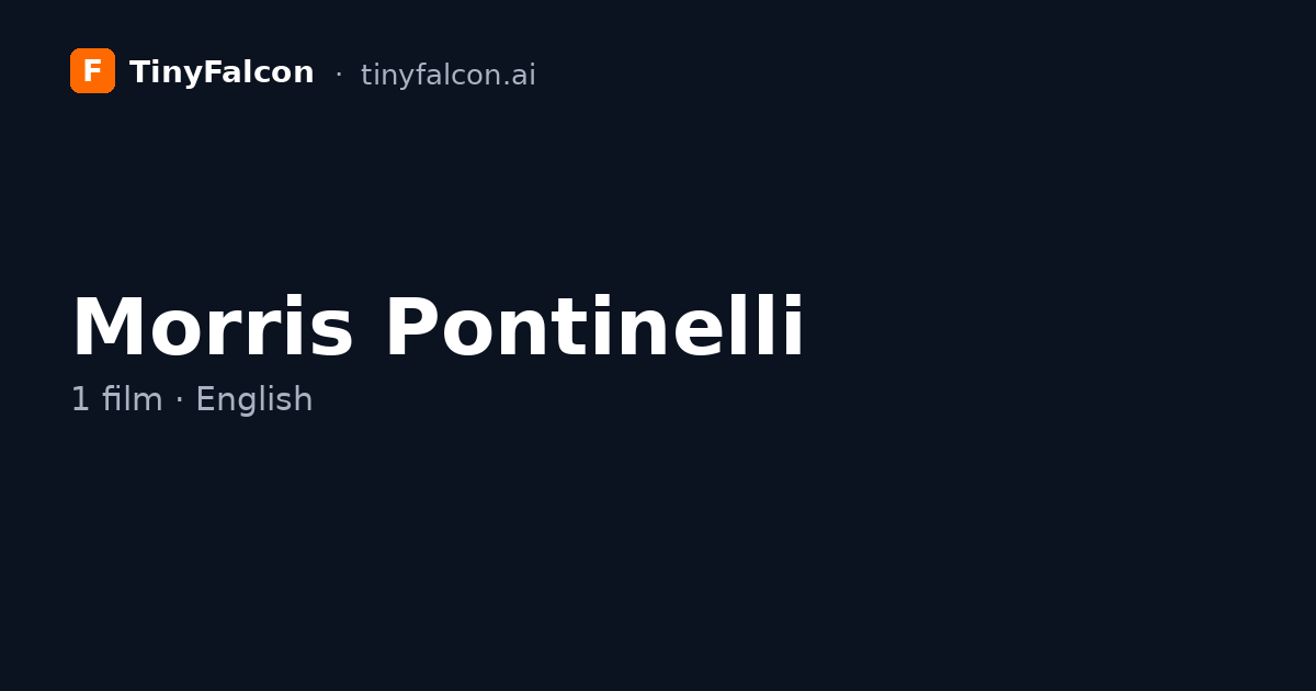 Morris Pontinelli