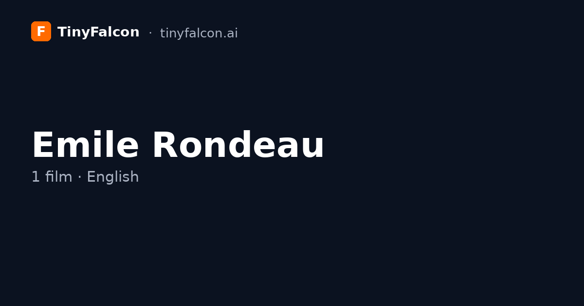 Emile Rondeau