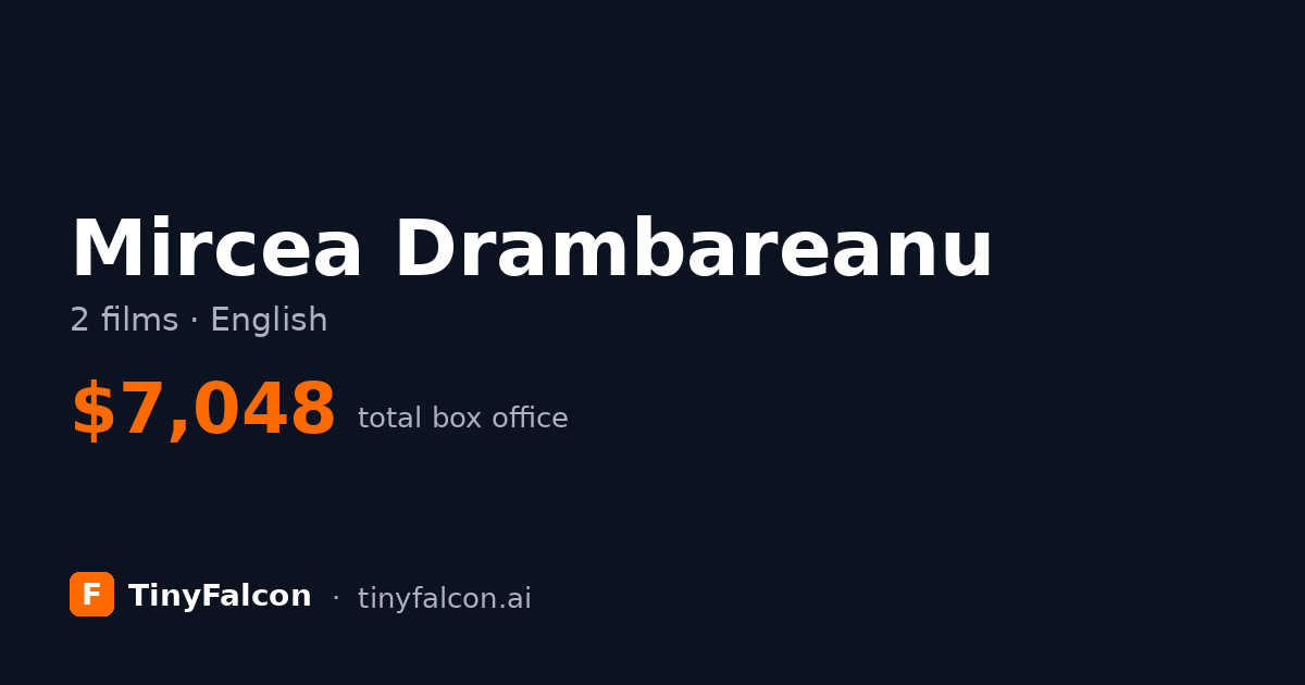 Mircea Drambareanu