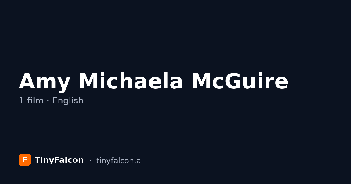 Amy Michaela McGuire