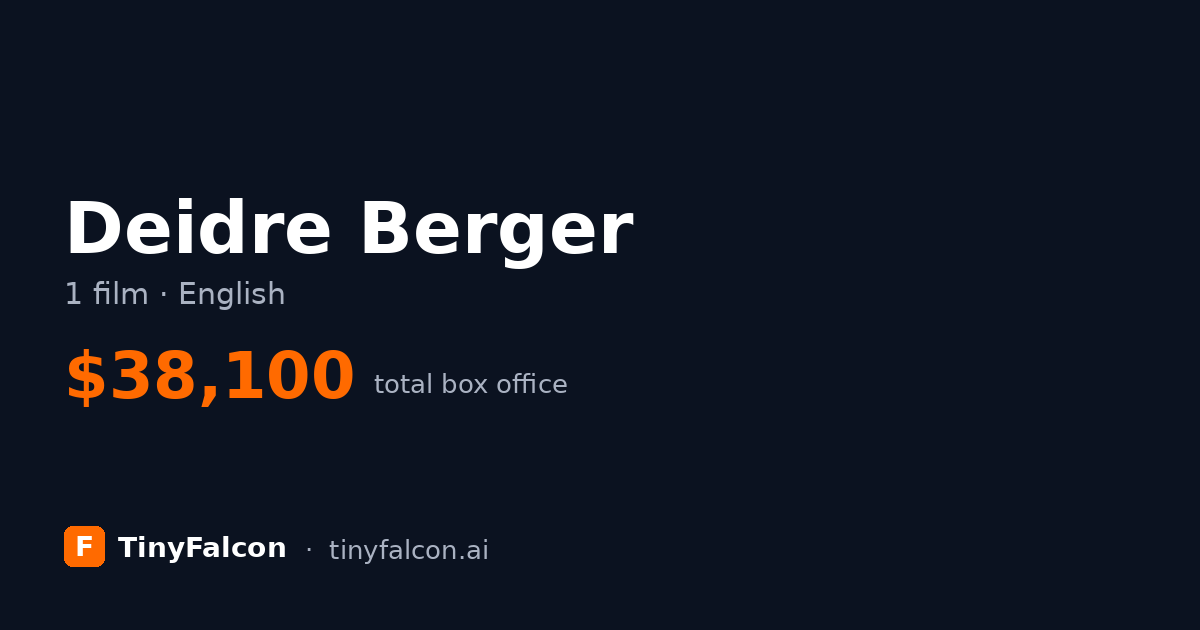Deidre Berger