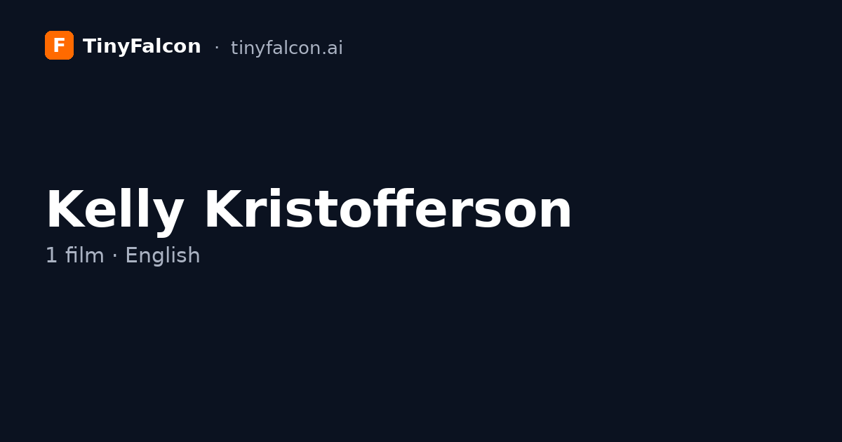 Kelly Kristofferson