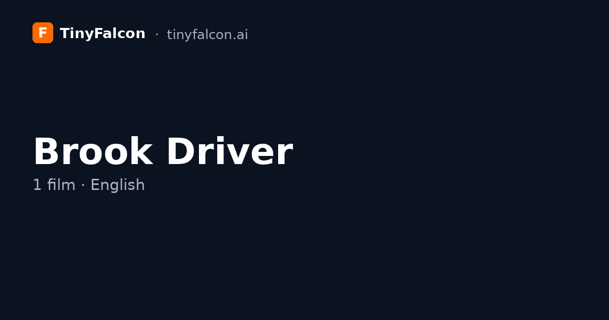 Brook Driver