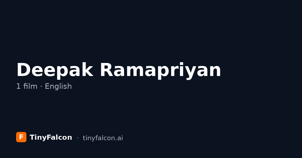Deepak Ramapriyan