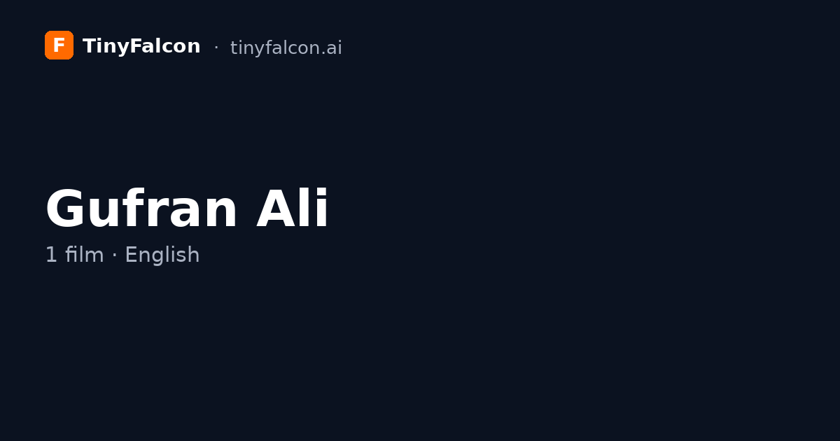 Gufran Ali