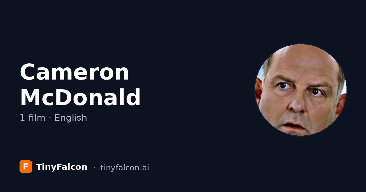 Cameron McDonald