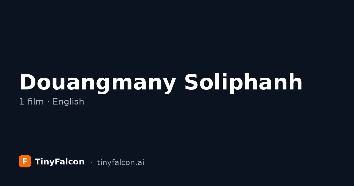 Douangmany Soliphanh