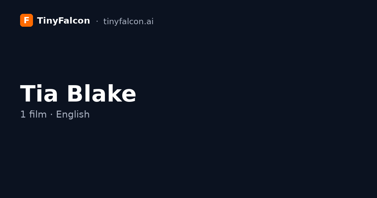 Tia Blake