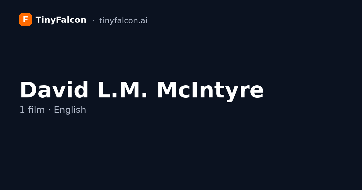 David L.M. McIntyre