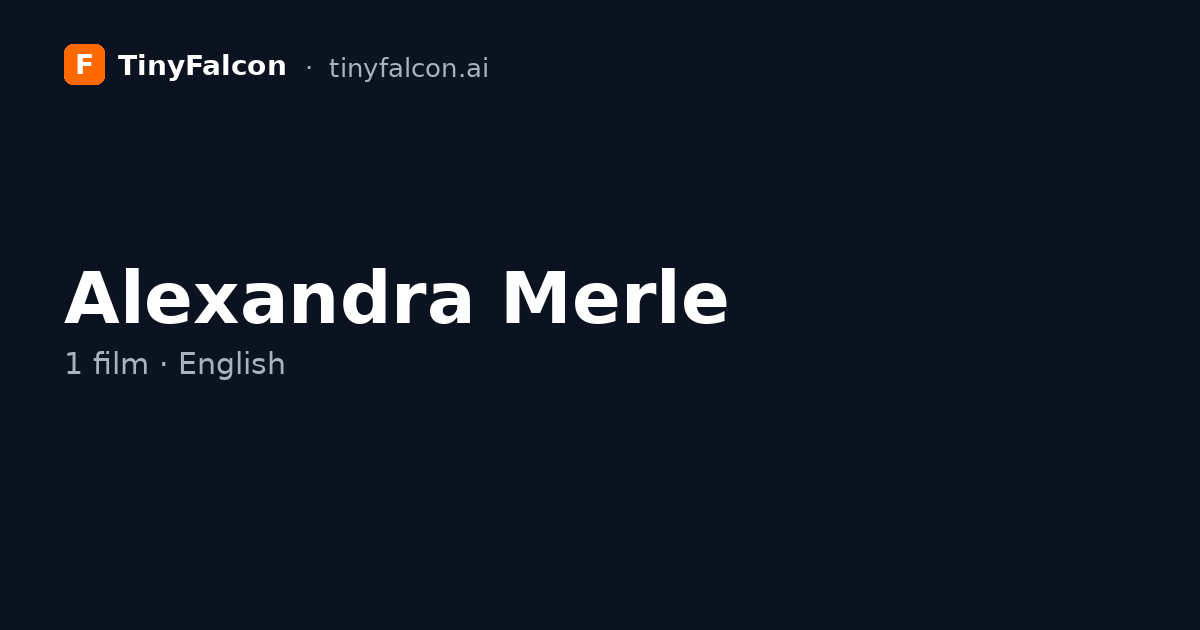Alexandra Merle
