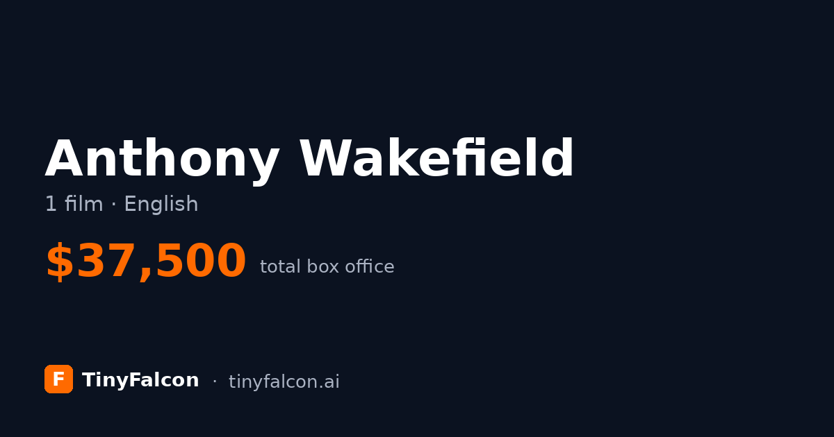 Anthony Wakefield