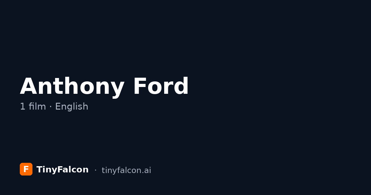 Anthony Ford