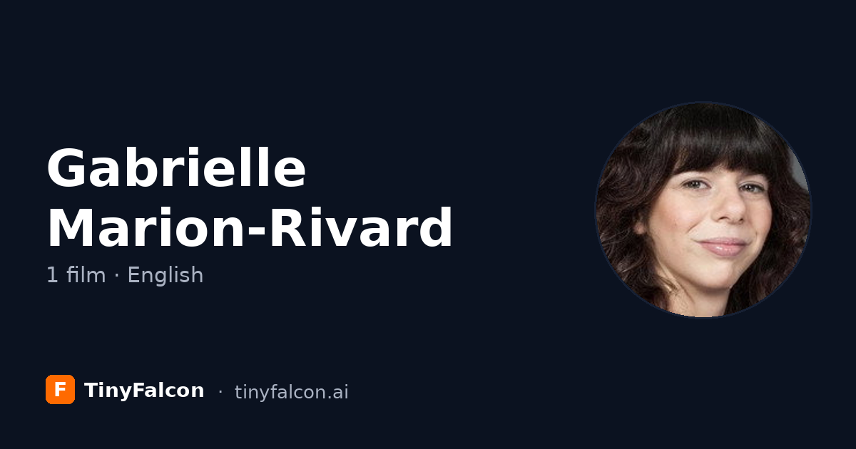 Gabrielle Marion-Rivard