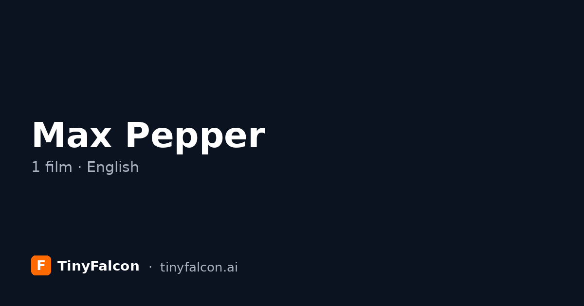 Max Pepper