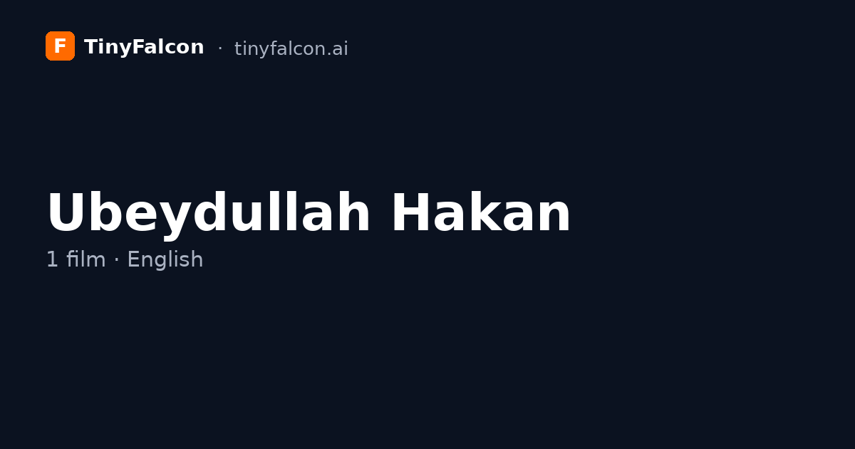 Ubeydullah Hakan