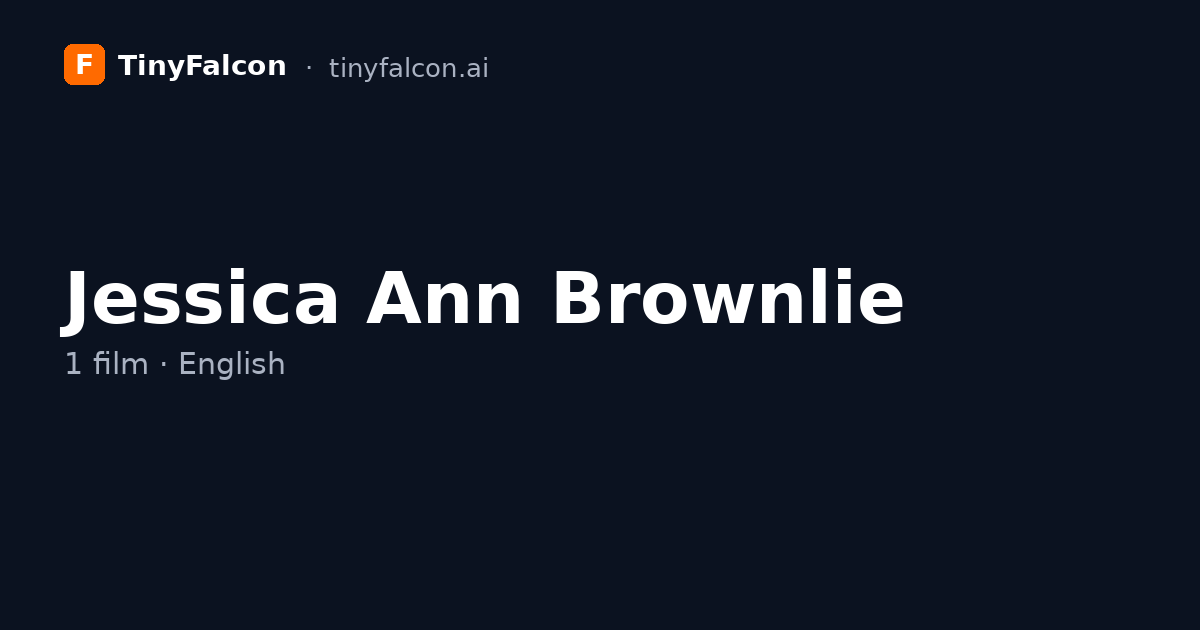 Jessica Ann Brownlie
