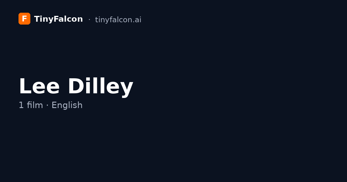 Lee Dilley