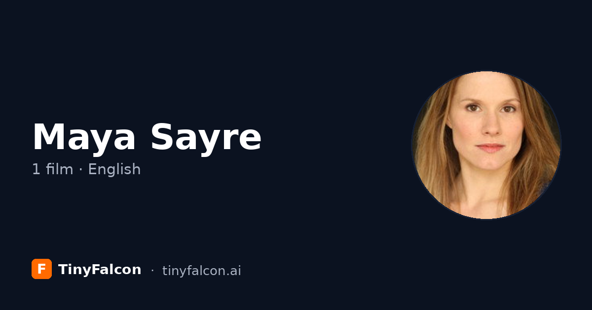 Maya Sayre