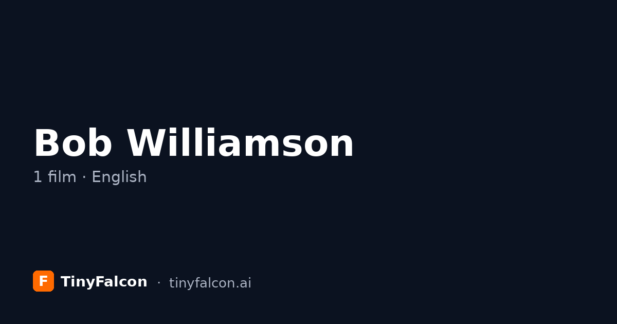 Bob Williamson