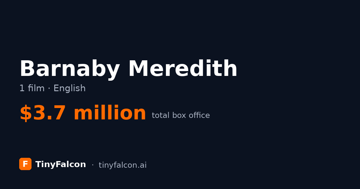 Barnaby Meredith