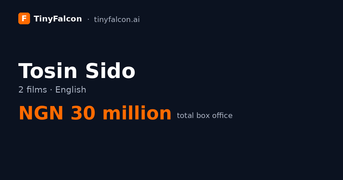Tosin Sido