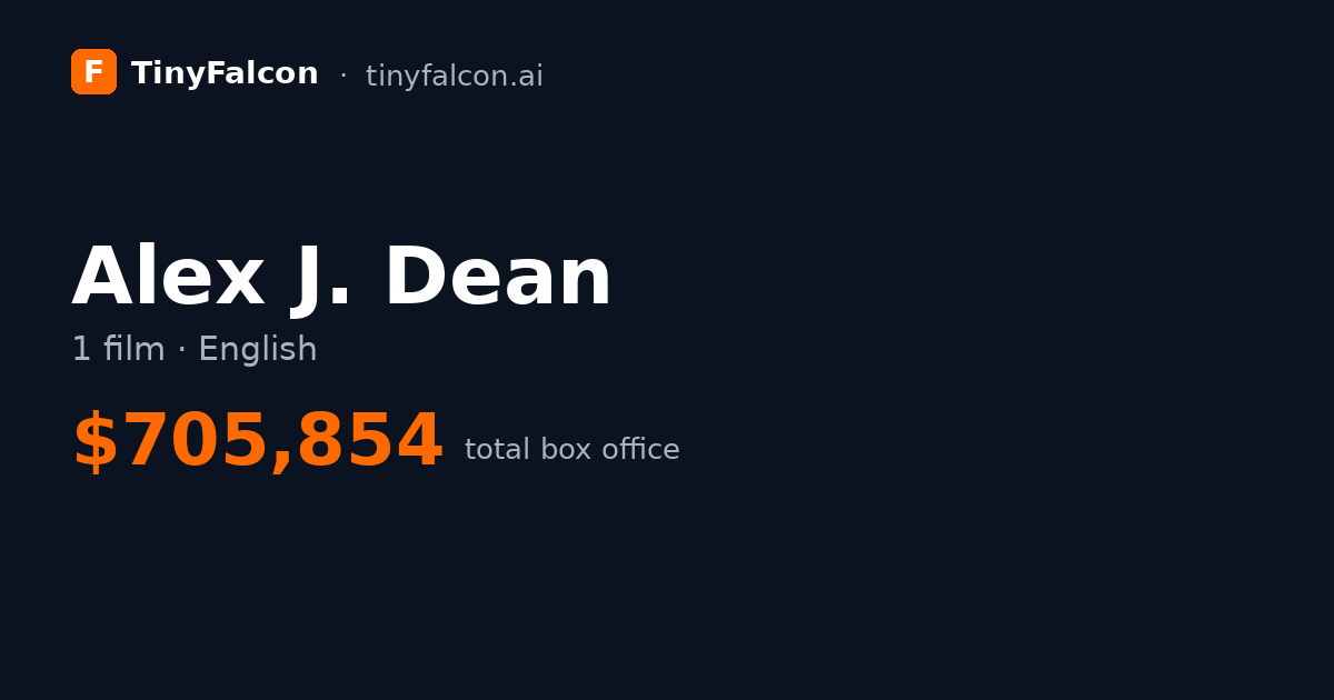 Alex J. Dean