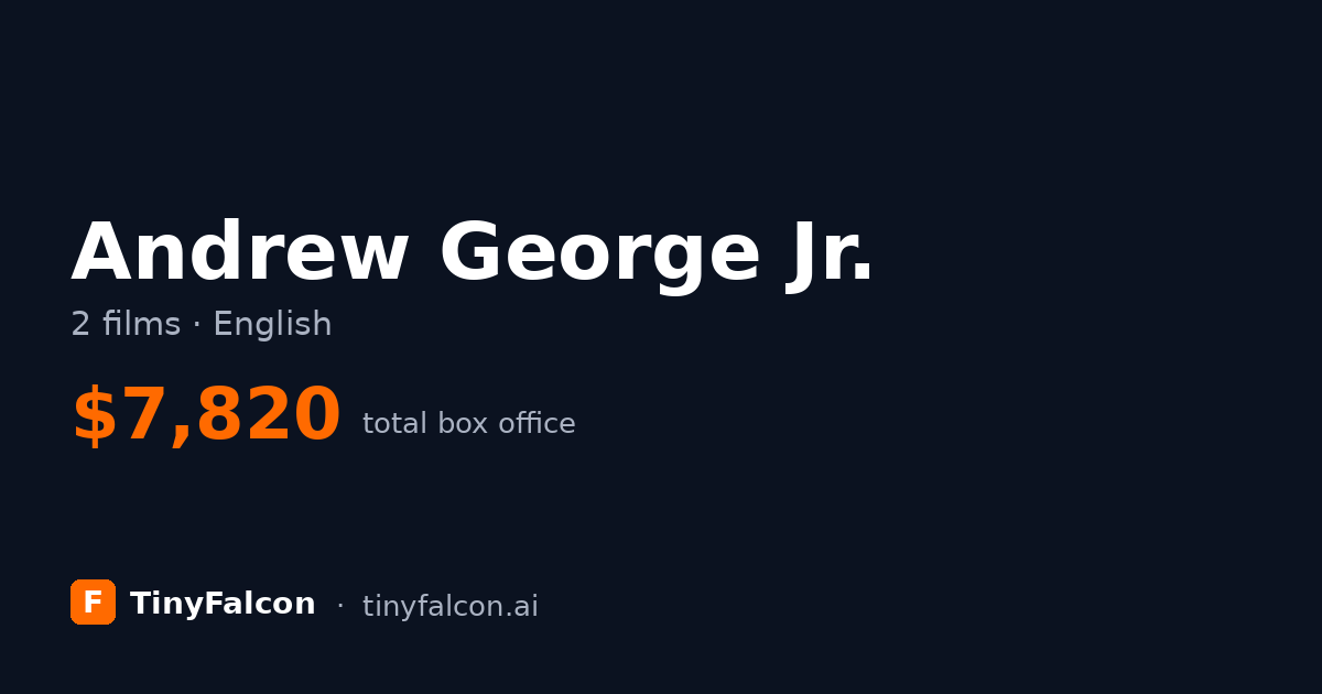 Andrew George Jr.