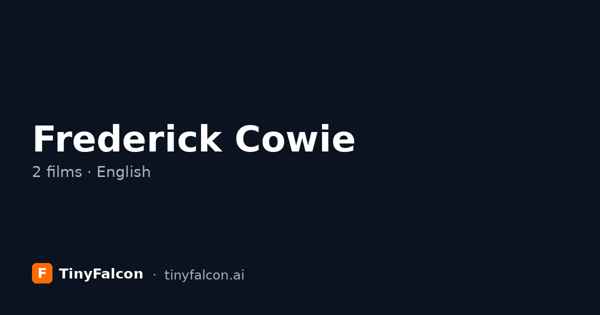 Frederick Cowie