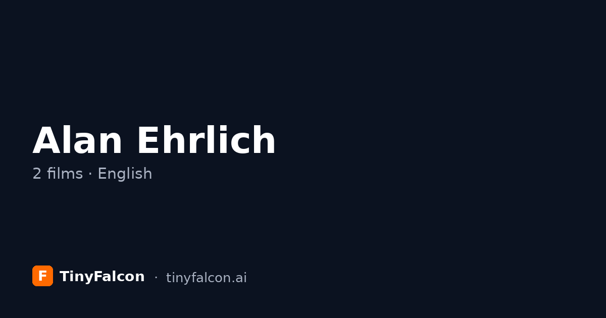 Alan Ehrlich