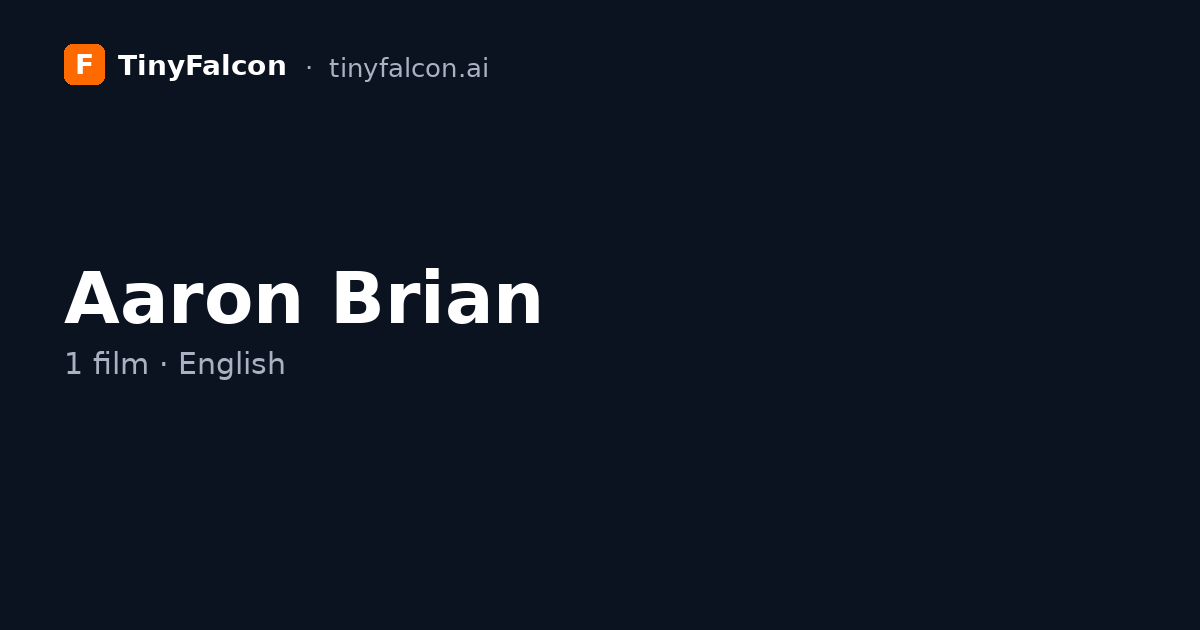 Aaron Brian