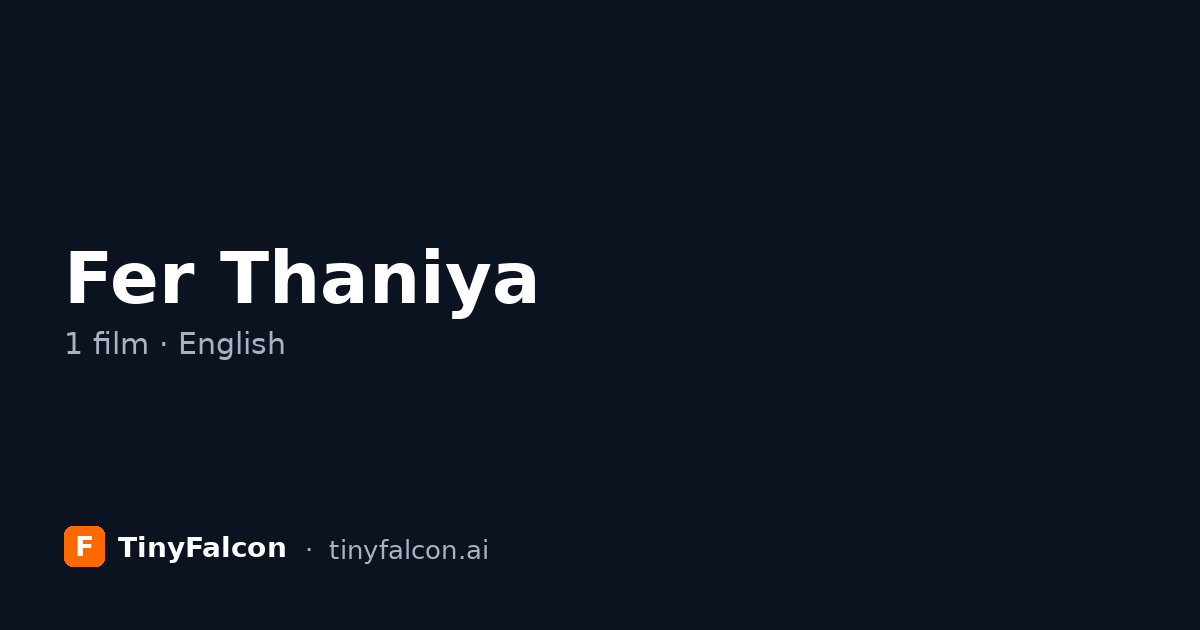 Fer Thaniya