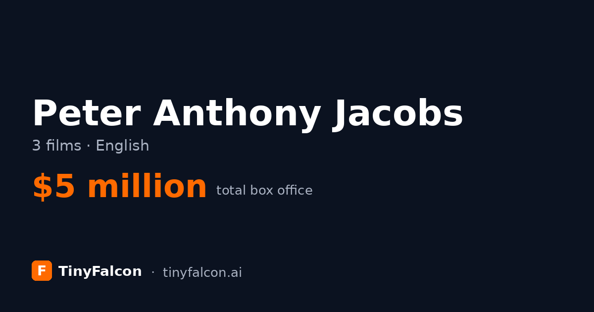 Peter Anthony Jacobs