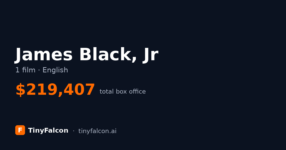 James Black, Jr