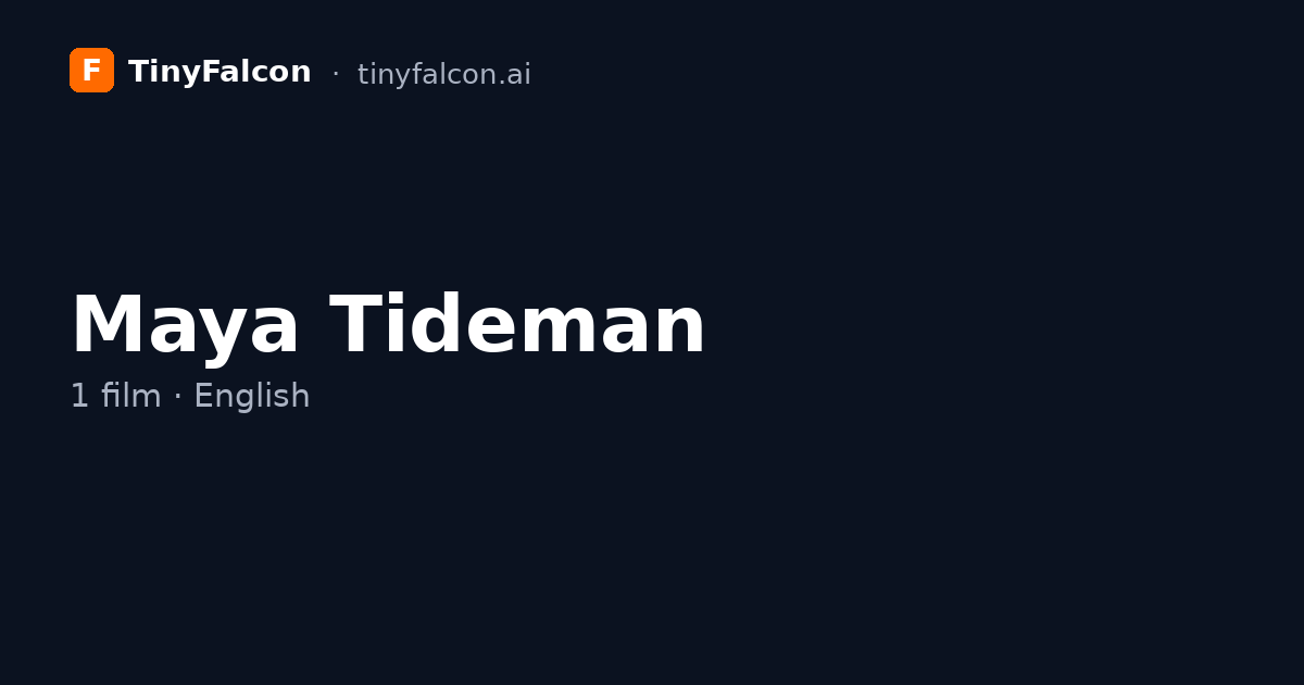 Maya Tideman