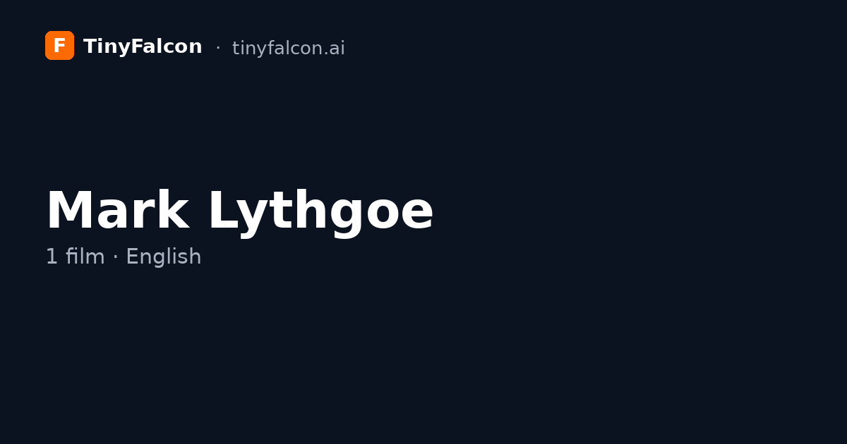 Mark Lythgoe