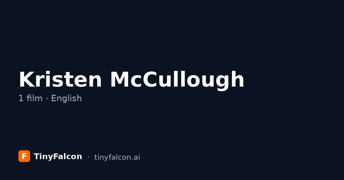 Kristen McCullough