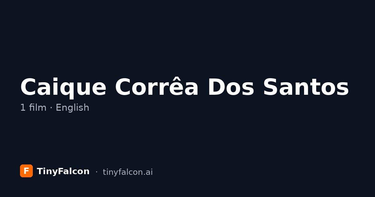 Caique Corrêa Dos Santos