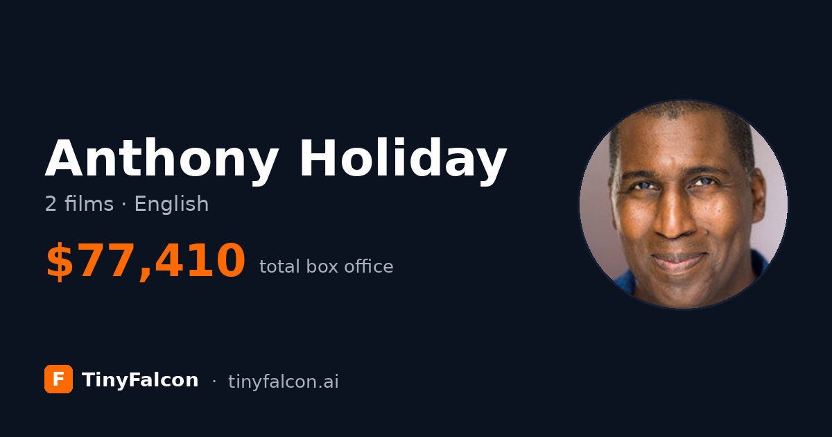 Anthony Holiday
