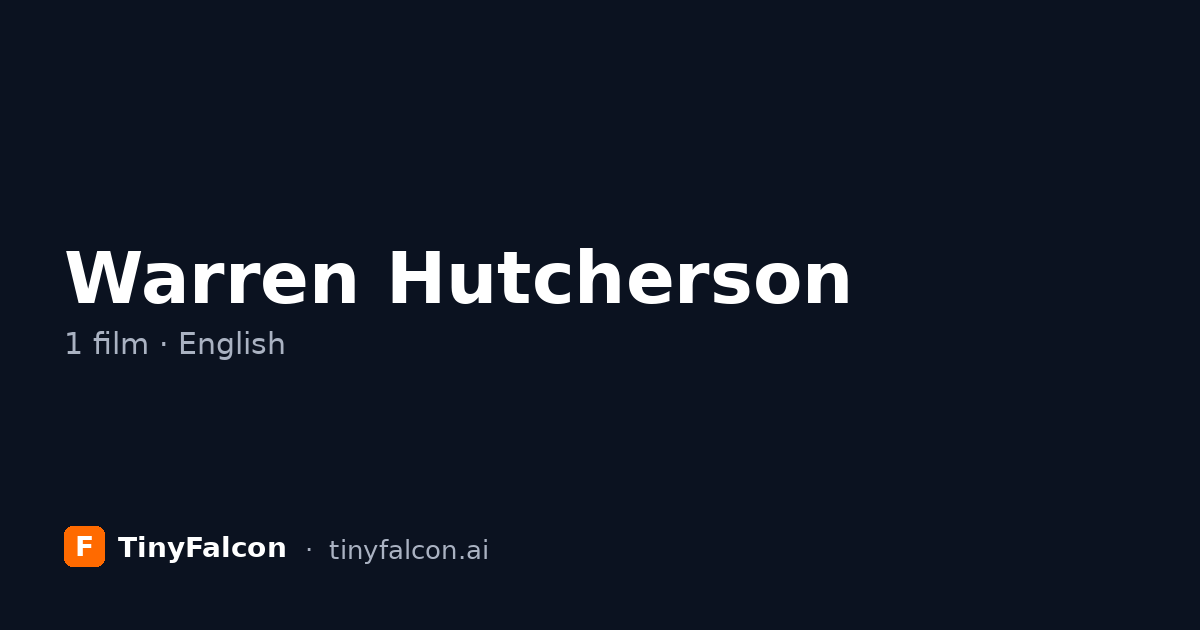 Warren Hutcherson